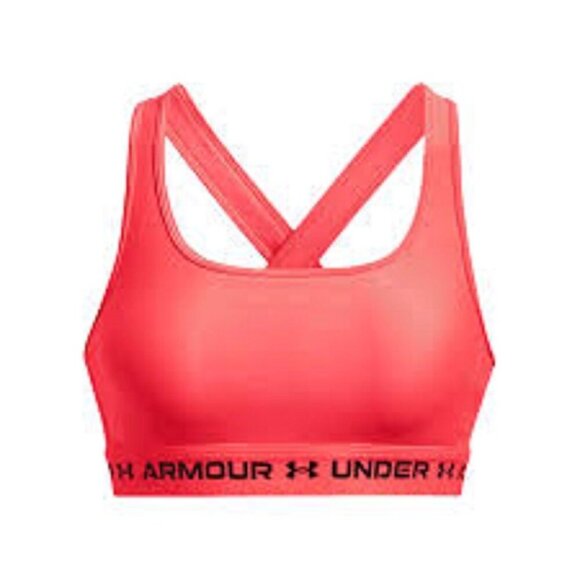 UNDER ARMOUR UA Crossback Mid Compression Sports Bra - 1361034 NEW - Picture 1 of 5